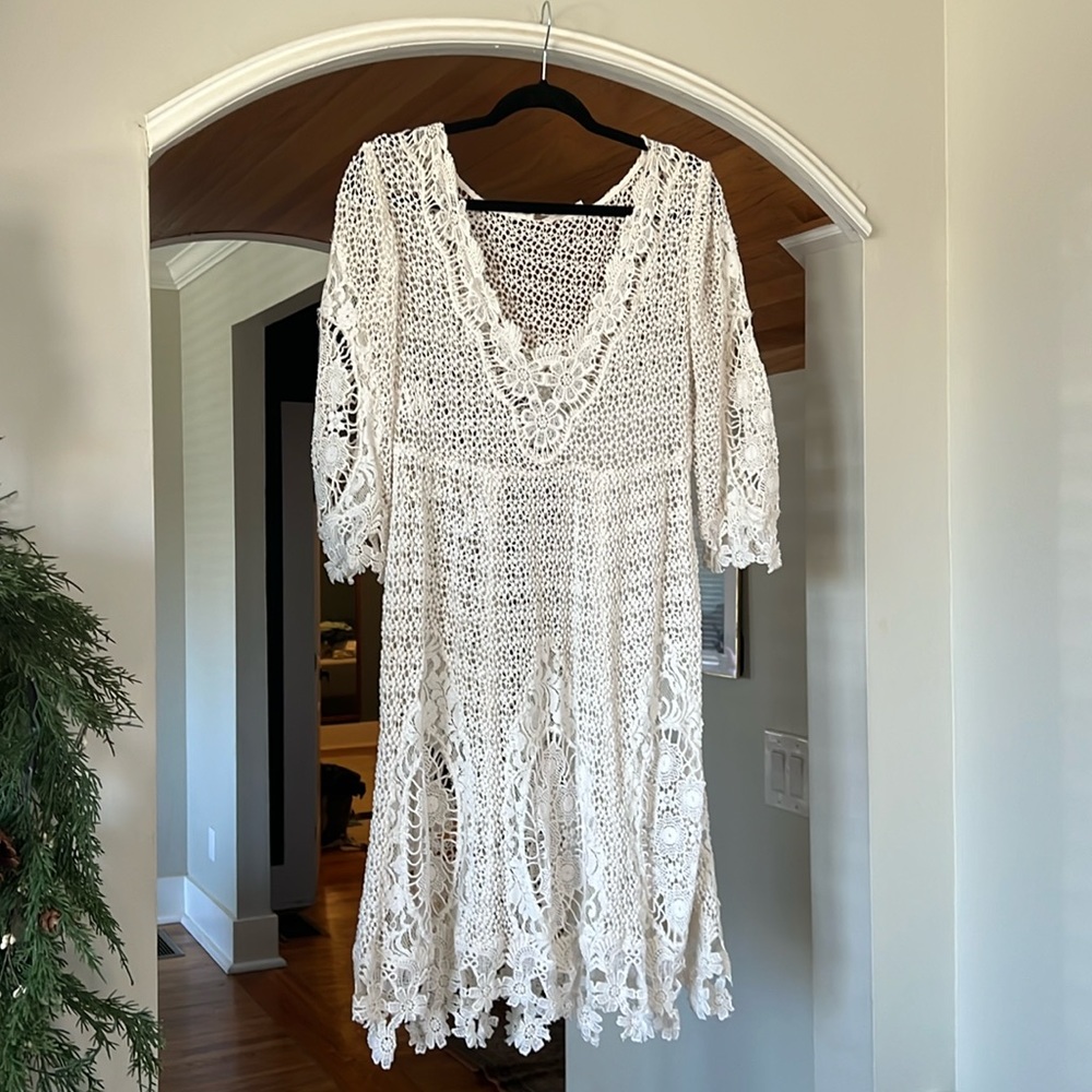 Freepeople Crochet cover up